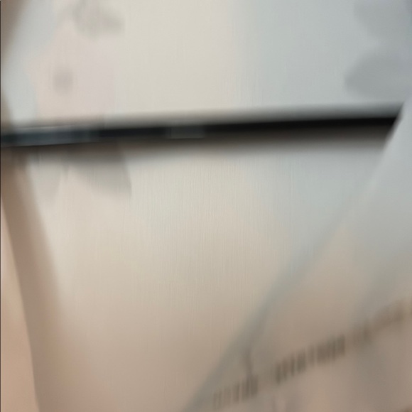 Cream and Blue Floral Blouse with Sporty Trim - Picture 2 of 3